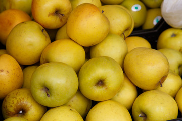 Golden Delicious Apples at Farmers Market
