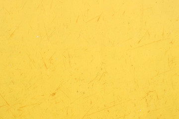 Dirty yellow paint wall texture background
