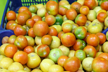 Healthy tomatoes background