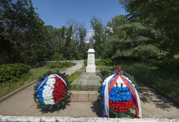 Братская могила русских и французских воинов на Малаховом кургане, г. Севастополь