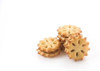 biscuit with pineapple jam