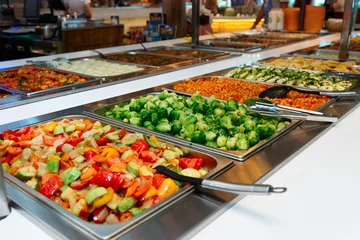 Foto op Plexiglas Vegetables and other foods in restaurant © Kondor83
