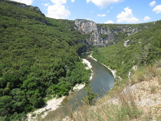 Fototapeta na wymiar Gorges de l'Ardeche, France