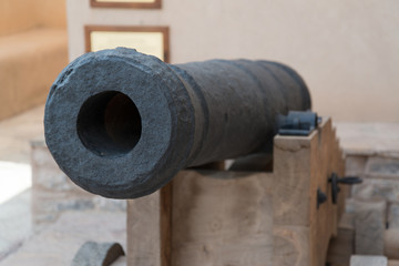Canon in Nizwa fort, Oman