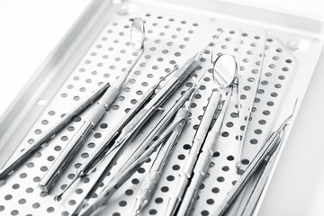 Metal dental medical equipment tools