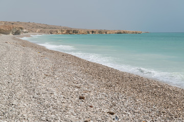 A beautiful beach close to city Sur, Oman