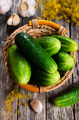 Cucumbers for canning