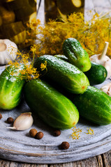 Cucumbers for canning
