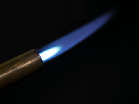 flame of burner