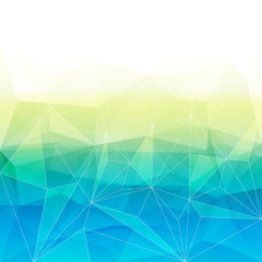 Fototapeta premium Colorful abstract crystal background.