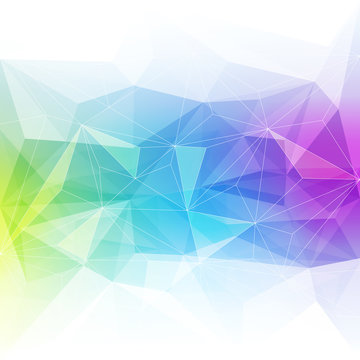 Colorful abstract crystal background.