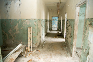 Chernobyl building interior