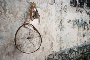 Fototapeta na wymiar Chernobyl building interior