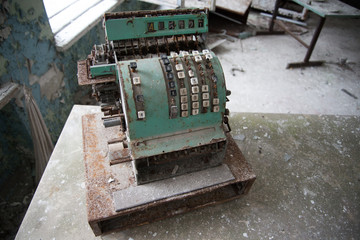 Chernobyl building interior