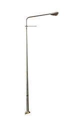 street lamppost isolated on a white background
