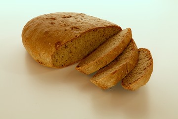 Pane, pagnotta fatta in casa, biologica
