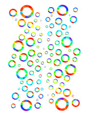 Design of creative colors bubbles