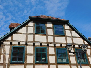 Fachwerkhaus Häuserzeile