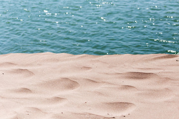 Fototapeta na wymiar background of sand and sea