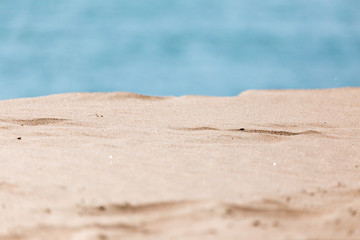 background of sand and sea