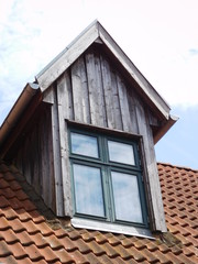 Dachansicht mit Dachfenster