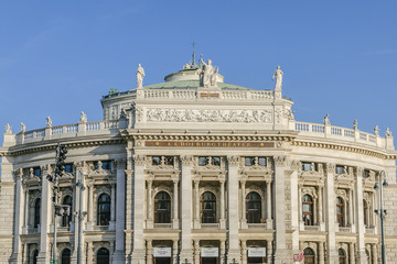 Fototapeta na wymiar Burgtheater (Court Theatre, 1888), Vienna, Austria.