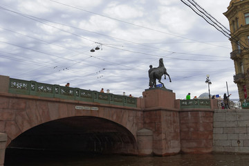 Fototapeta premium Street views of Saint Petersburg.