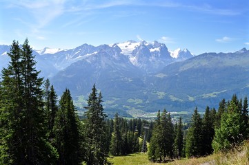 Fototapeta na wymiar Mägisalp im Berner Oberland,