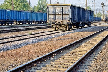 Fototapeta na wymiar railway transport