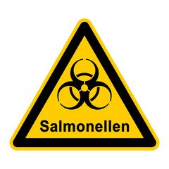 wso170 WarnSchildOrange - Biogef&auml;hrdung durch Salmonellen - g3828