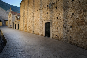 Gasse in der Altstadt von Dubrovnik