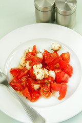 salade de tomates et mozzarella 09082015