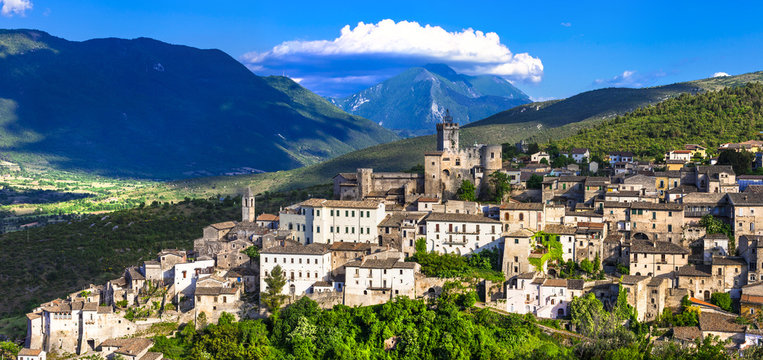 most beautiful villages of Italy series - Capestrano in Abruzzo
