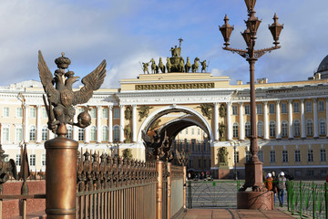 Fototapeta na wymiar Street views of Saint Petersburg.