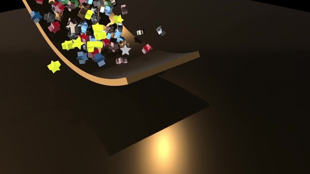 Scattering fun box and stars #2