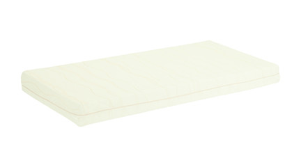 Economic mattress on white