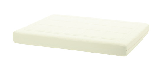Double mattress isolated on white background