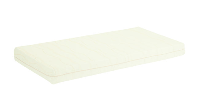 Economic mattress on white