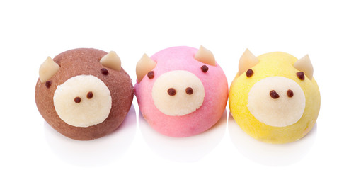 Three cute piggy bakery