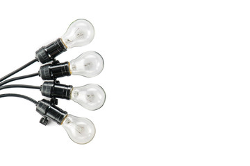 light bulb with plug and  Lamp Holder, cable tungsten Four