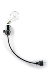 light bulb with plug and  Lamp Holder, cable tungsten