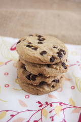 These are chocolate chip cookies which contains  many ingredients  as all purpose flour, eggs, sugar, milk, vanilla extract, and chocolate chips. 