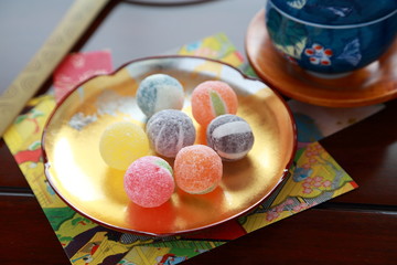 Japanese candy.It's called ”Amedama