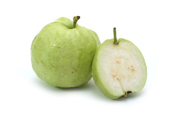 guava fruit isolated on white background