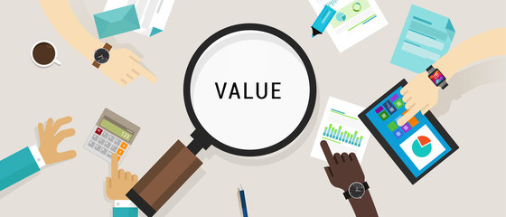 value proposition customer concept vector icon illustration