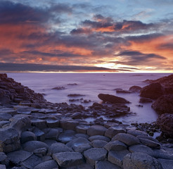 Basaltlsäulen Irland Küste