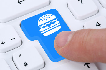 Hamburger Cheeseburger Fast Food essen online bestellen und lief