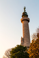 Old lighthouse in the bay of Trieste