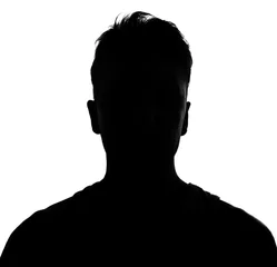 Fotobehang Male person silhouette © Glebstock