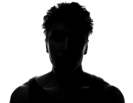 Male person silhouette